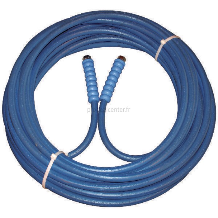 Flexible 10 mètres haute pression 350 bars diamètre du flexible 5/16 de  pouce 2t bleu- raccords 2 x fbsp 3/8 de pouce femelle