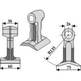 Marteau de broyeur Mc Connel (7314366) 60 x 38 x 26 mm adaptable-125371_copy-20