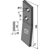 Couteau droit 188 x 45 x 10 mm épandeur et évacuateur Bergmann (09-53-0149, 608020183)-1830808_copy-20