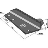 Aile de diffuseur gauche 312 x 8 mm épandeur et évacuateur Tebbe (44181)-1830803_copy-20