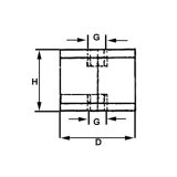 Silentbloc pour roulement type femelle/femelle FF 40/28-21823_copy-20