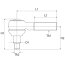 Rotule de direction de 110 mm pour Claas Dominator 130-1767750_copy-00